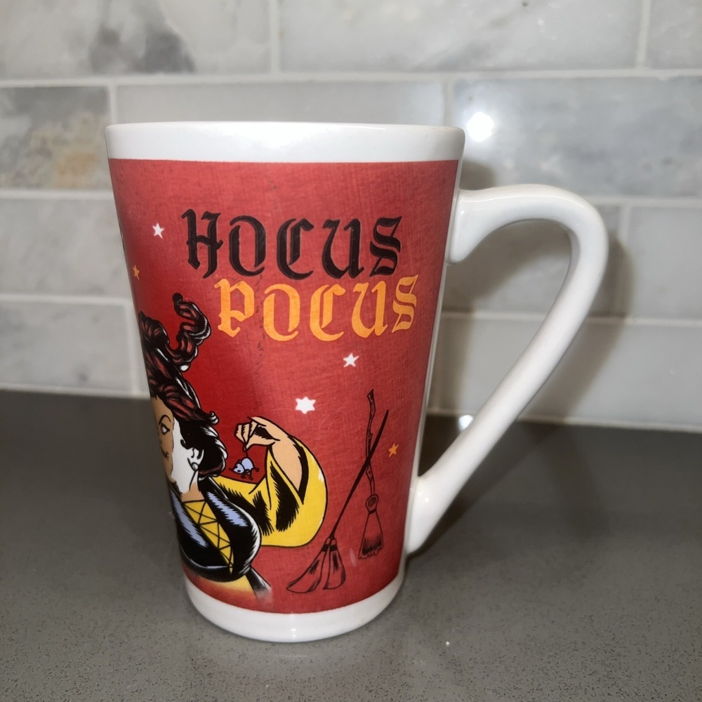 Disney Hocus Pocus Mug Cup Halloween Sanderson Sisters Rare Coffee Beverage